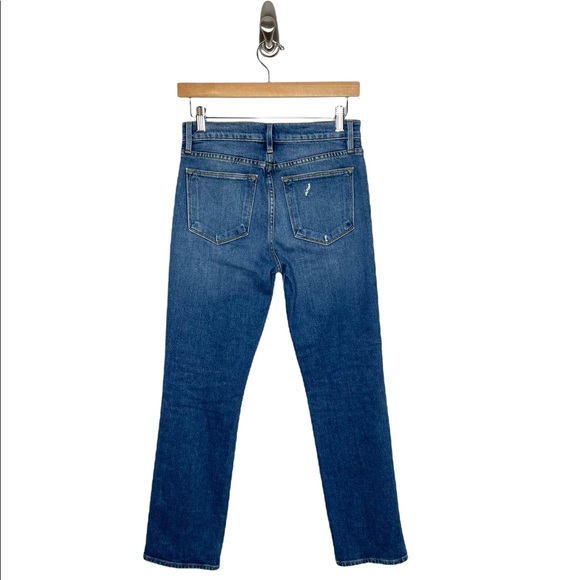Frame | Le High Straight Jeans in Thistlemore 24 - Picture 3 of 7